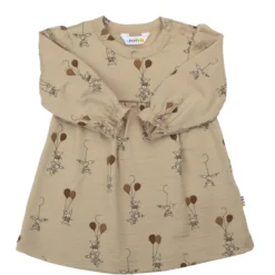 A-formad Klänning I Ull Beige
