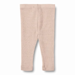 Agi Leggings I Ull Och Silke Pale Lilac
