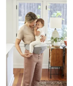 Alta 2-i-1 Bärsele Med Höftsäte Pearl Grey