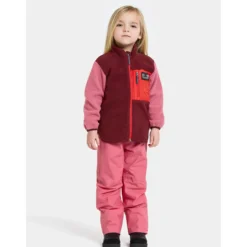 Anten Kids Jumper Med Hel Dragkedja Anemon Red