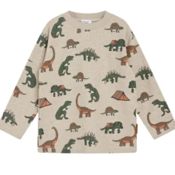 Anton Långärmad T-shirt Beige Melange