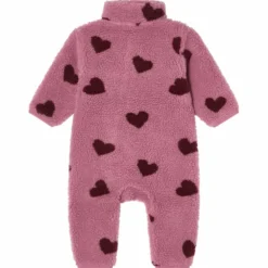 Austin Pile Fleeceoverall Hearts