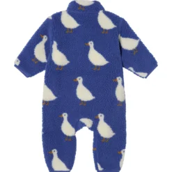 Austin Pile Fleeceoverall Nordic Blue Ducks