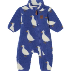 Austin Pile Fleeceoverall Nordic Blue Ducks