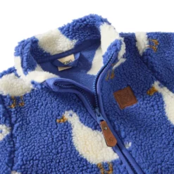 Austin Pile Fleeceoverall Nordic Blue Ducks