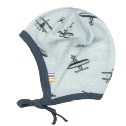 Babyhatt I Ett Lager Ull Light Blue
