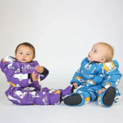 Baby Tossor Polar Bears Purple Heart