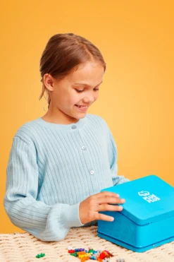 Basic Förvaringslåda I Metall Blue
