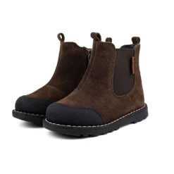 Bellö Suede Chelsea-stövlar Chestnut