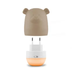 Benny The Bear Nattlampa Taupe