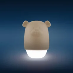 Benny The Bear Nattlampa Taupe
