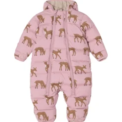 Bern Pufferoverall Dusty Pink Deer