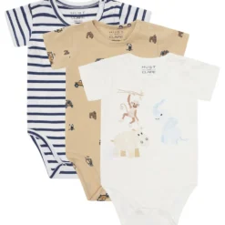 Bertram 3-pack Baby Body Pale Khaki