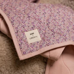 BIBS x Liberty Quiltad Filt Eloise - Blush