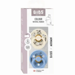 BIBS X Moomins Mymble 2-pack Latexnapp Ivory