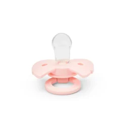 Binky Bow Napp Silikon För Nyfödd 0-6M Misty Pink