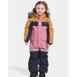 Bjärven Kids 4 Vinteroverall Heather Pink