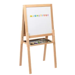 Blackboard Dubbelsidig På Fötter Black