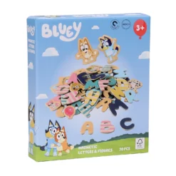 Bluey Magnetiska Bokstäver Multi