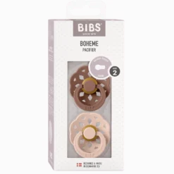 Boheme 2-pack Runda Latexnappar Woodchuck Blush