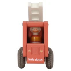 Brandbil Med Träfigur Red