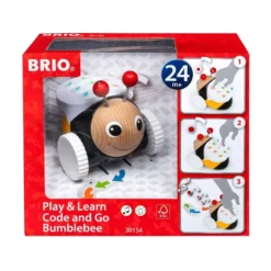 BRIO® Baby - 30154 Code and Go Bumblebee Aktivitetsleksak