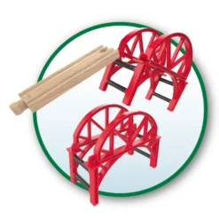 BRIO® World – 33887 Tågset för frakt med hiss och broar