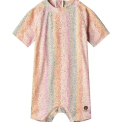 Cas Mönstrad UV-Dräkt Rainbow Flowers