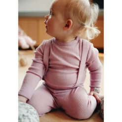 Chalk Ullhängselbyxor Lila Rosa