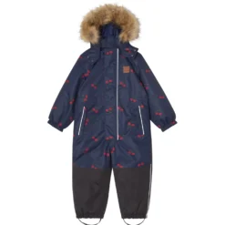 Chamonix Vinteroverall Navy Cherry