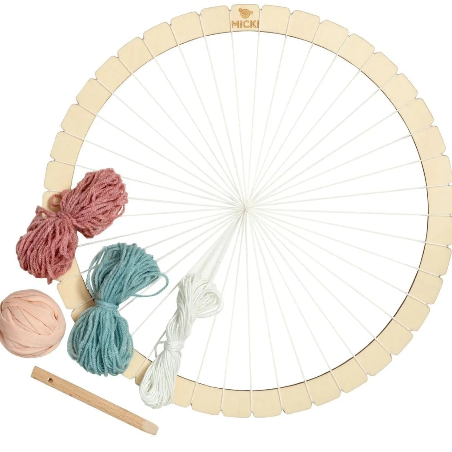 21 cm Rund Vävram