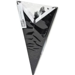 60cm Sammets Julstjärna Svart