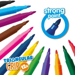 Colour By Numbers Pennor Med Triangulärt Grepp