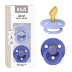 Colour 2-pack Anatomiska Latexnappar Hush Grape