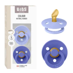Colour 2-pack Anatomiska Latexnappar Hush Grape