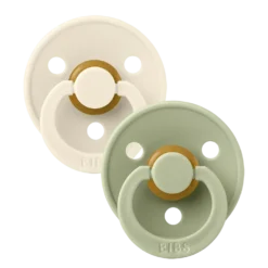 Colour 2-pack Runda Latexnappar Ivory Sage