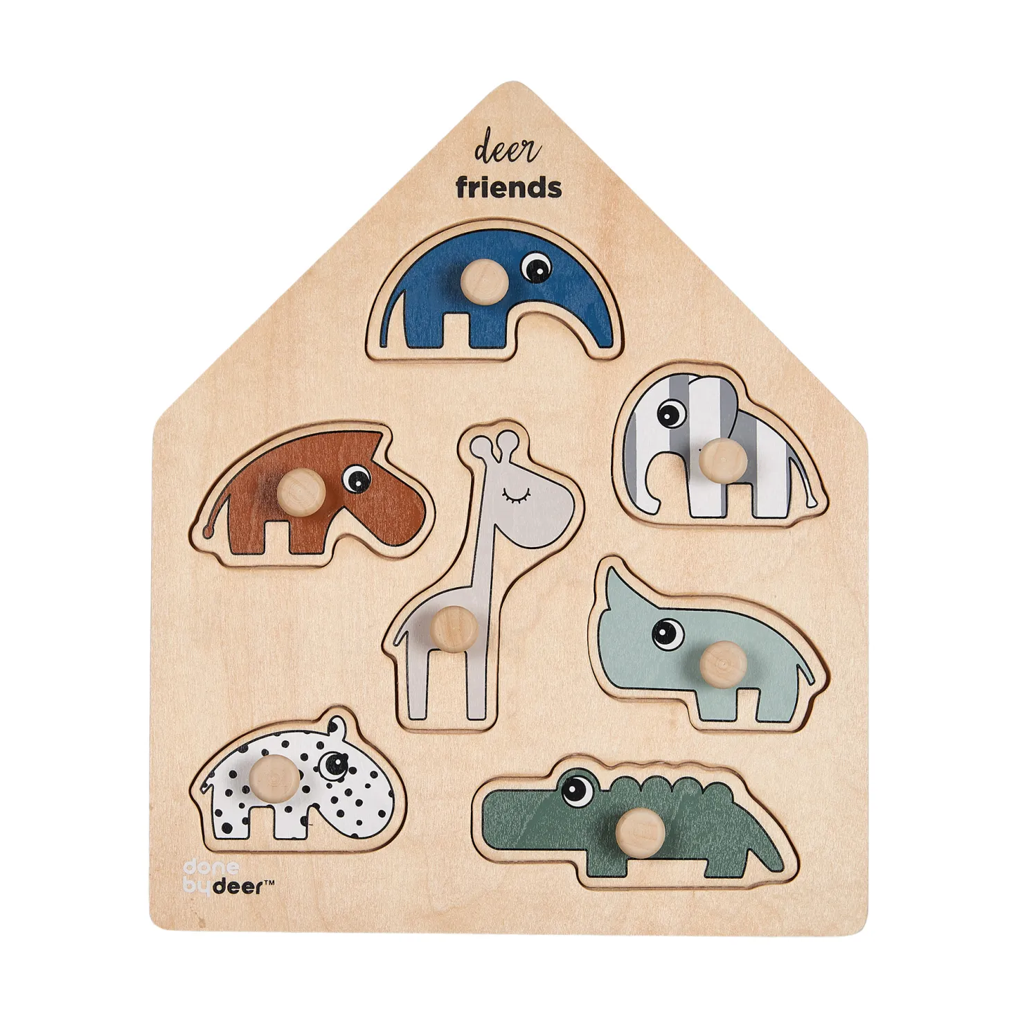 Deer Friends Puzzel Colour Mix