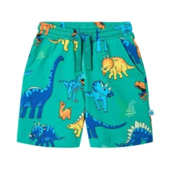 Dinosaurs Shorts Teal