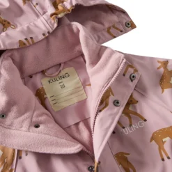 Douglas Fodrad Regnoverall Dusty Pink Deer