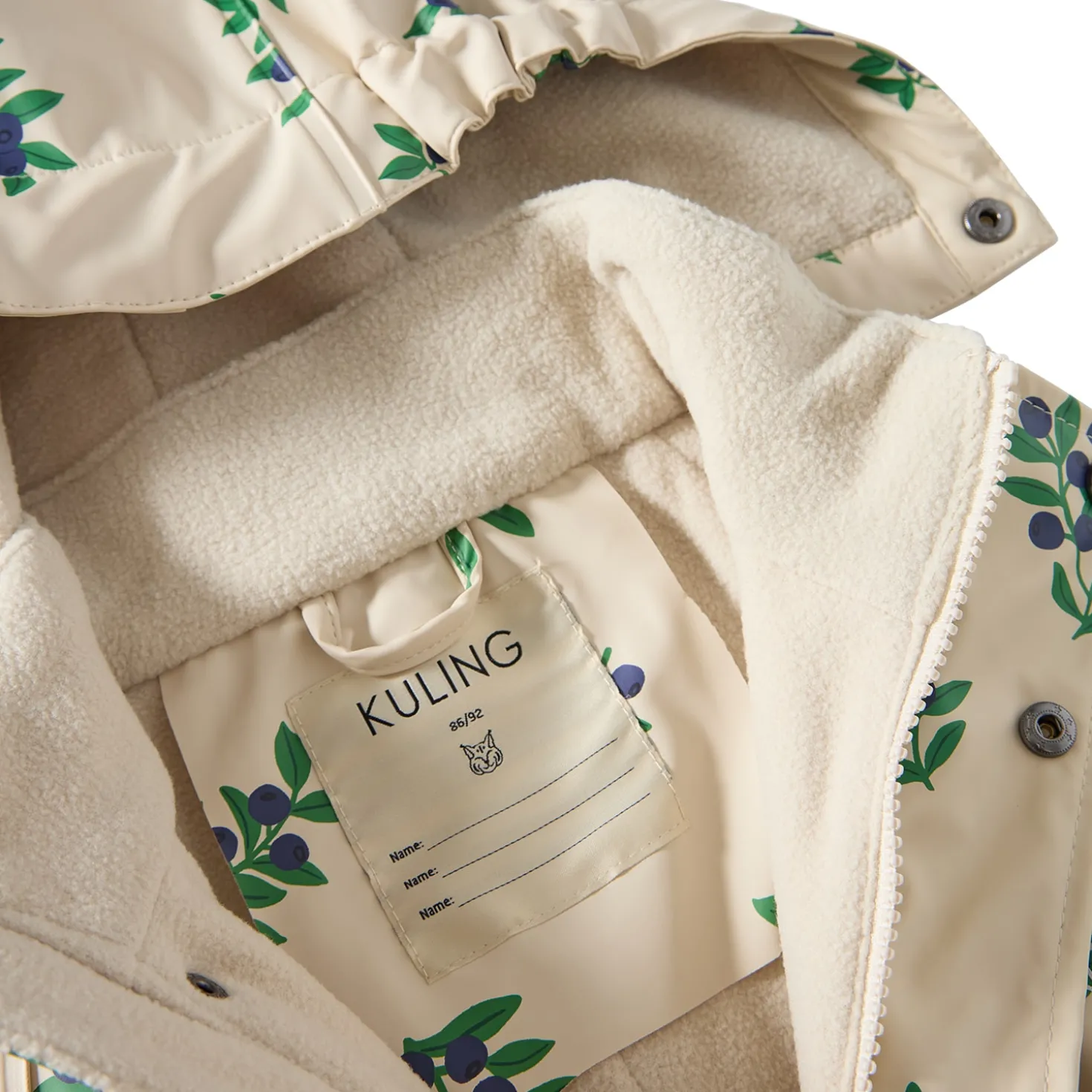 Douglas Fodrad Regnoverall Foggy White Blueberry