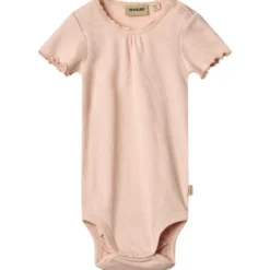 Edna Ribbad Kortärmad Baby Body Powder