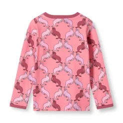 Elstar Långärmad Topp Med Sjölejon Rosa Mauve Rose
