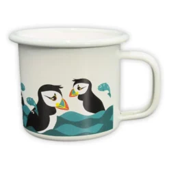 Emaljmugg 250 Ml Puffin