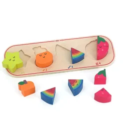 Four Fruits 10 Bitar Pussel Multi