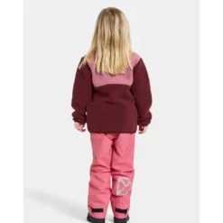 Gosig Kids Jumper Med Halv Dragkedja Anemon Red