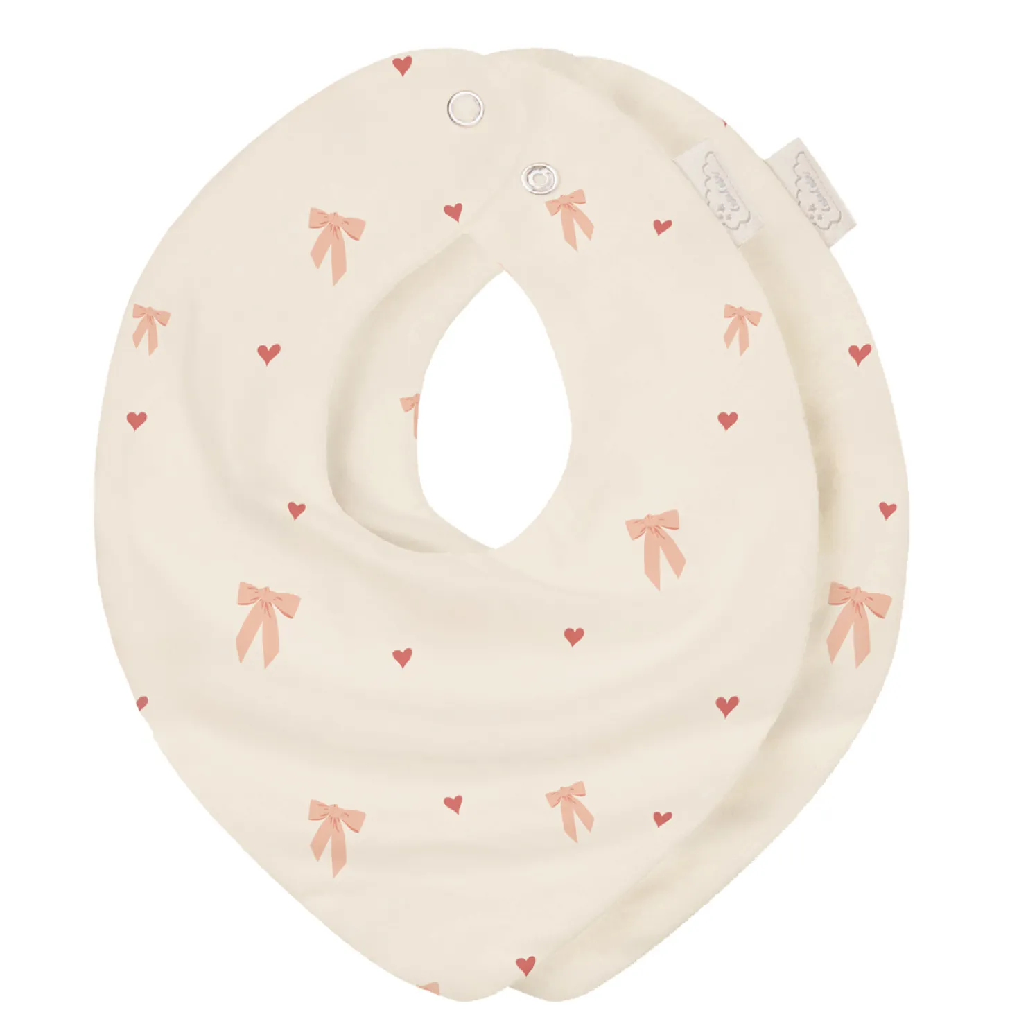 GOTS Haklapp 2-Pack Bows