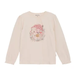 GOTS Långärmad T-shirt Sandshell
