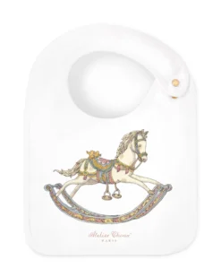 GOTS Satinhaklapp Rocking Horse