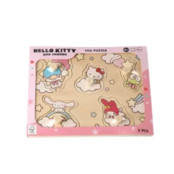 Hello Kitty Pussel Med Knoppar Multi