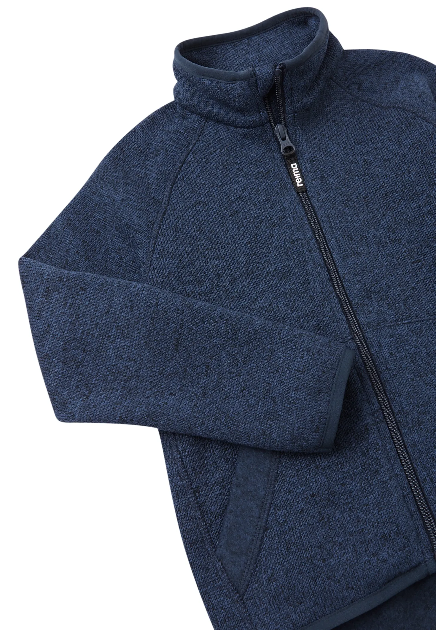 Hopper Fleecetröja Jeans Blue